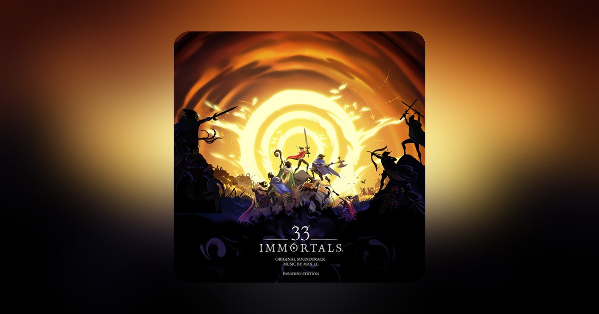 The 33 Immortals soundtrack is like a stripped-down version of God of War, and I'm all for it